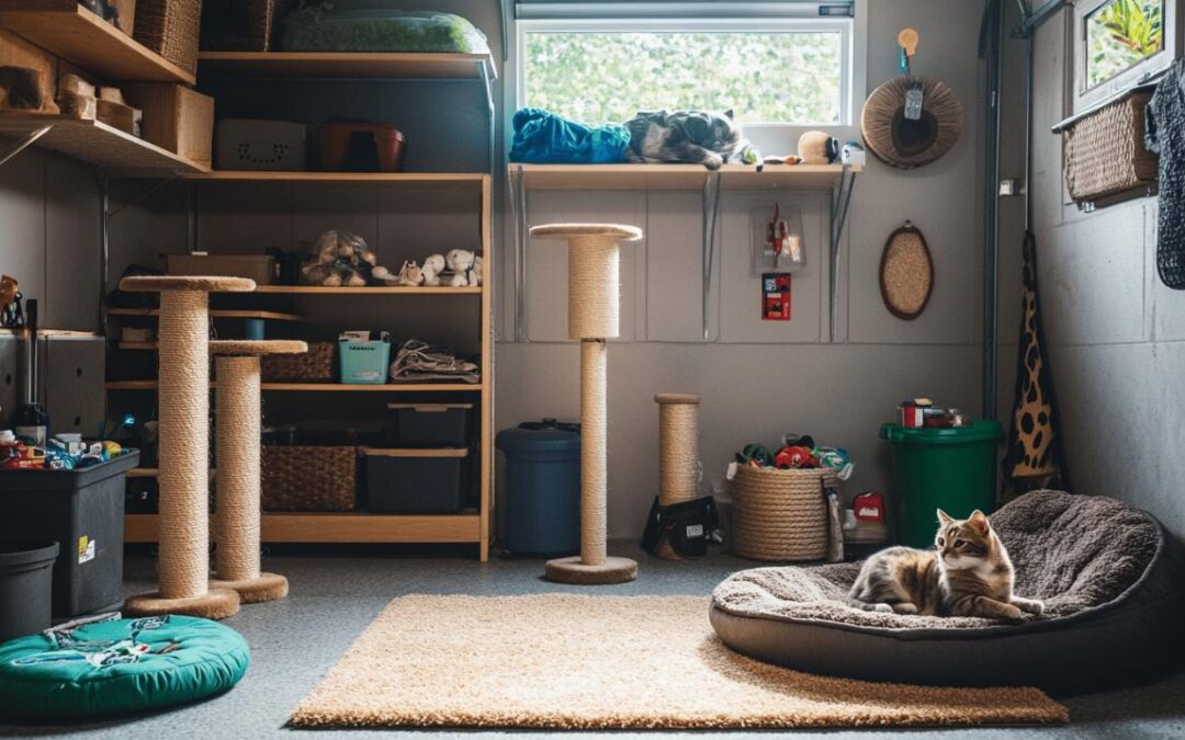 Amenagement d’un refuge contre les intemperies : comment creer un coin pour son chat dans le garage