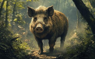 Adaptations morphologiques exceptionnelles du Sanglier Attila, le plus gros au monde