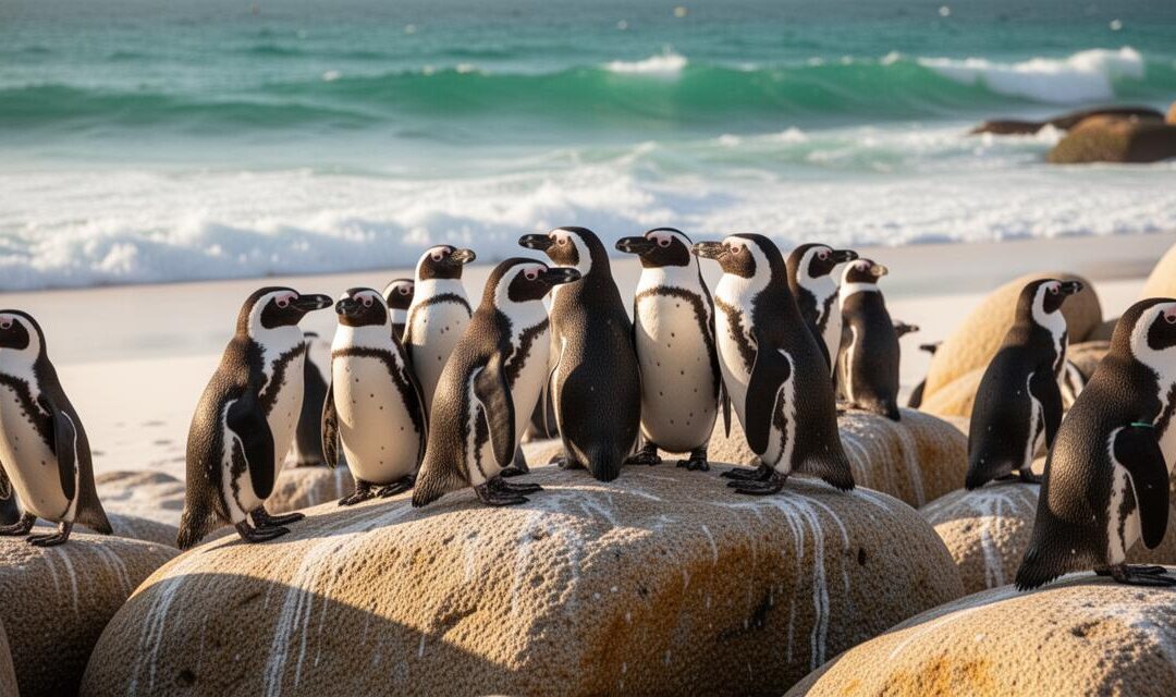 Pingouin en afrique du sud : une magnifique visite – Comment ces oiseaux ont conquis les côtes de Cape Town