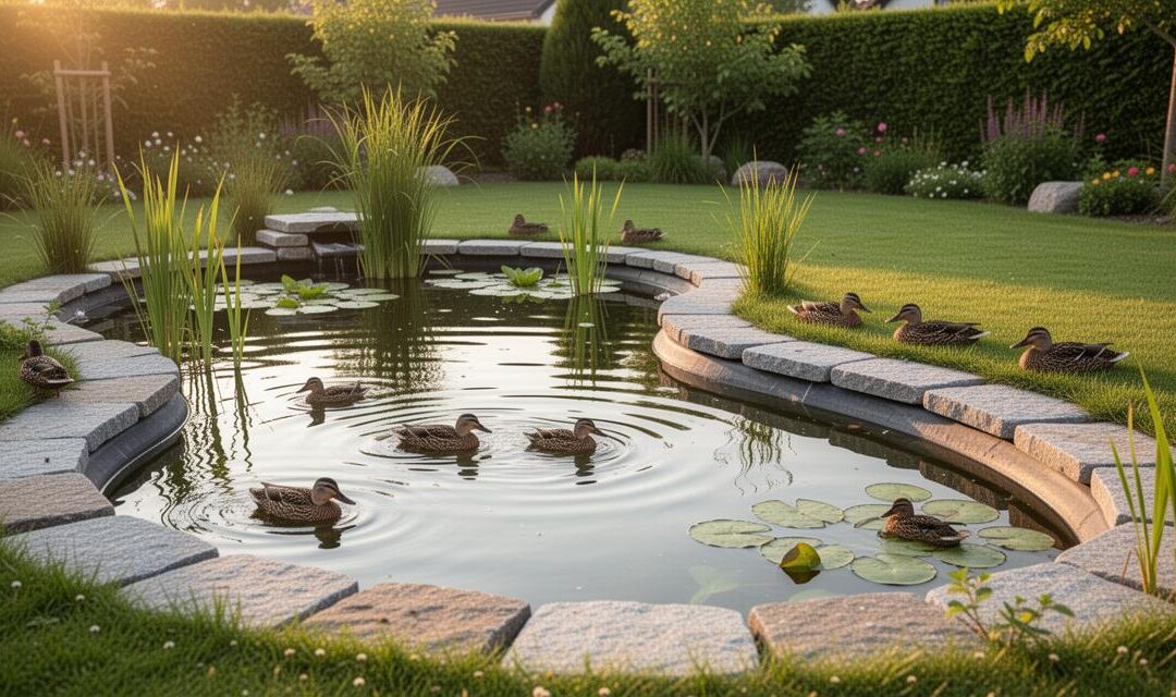 Construire un bassin pour canards : les étapes pratiques pour aménager un espace aquatique fonctionnel